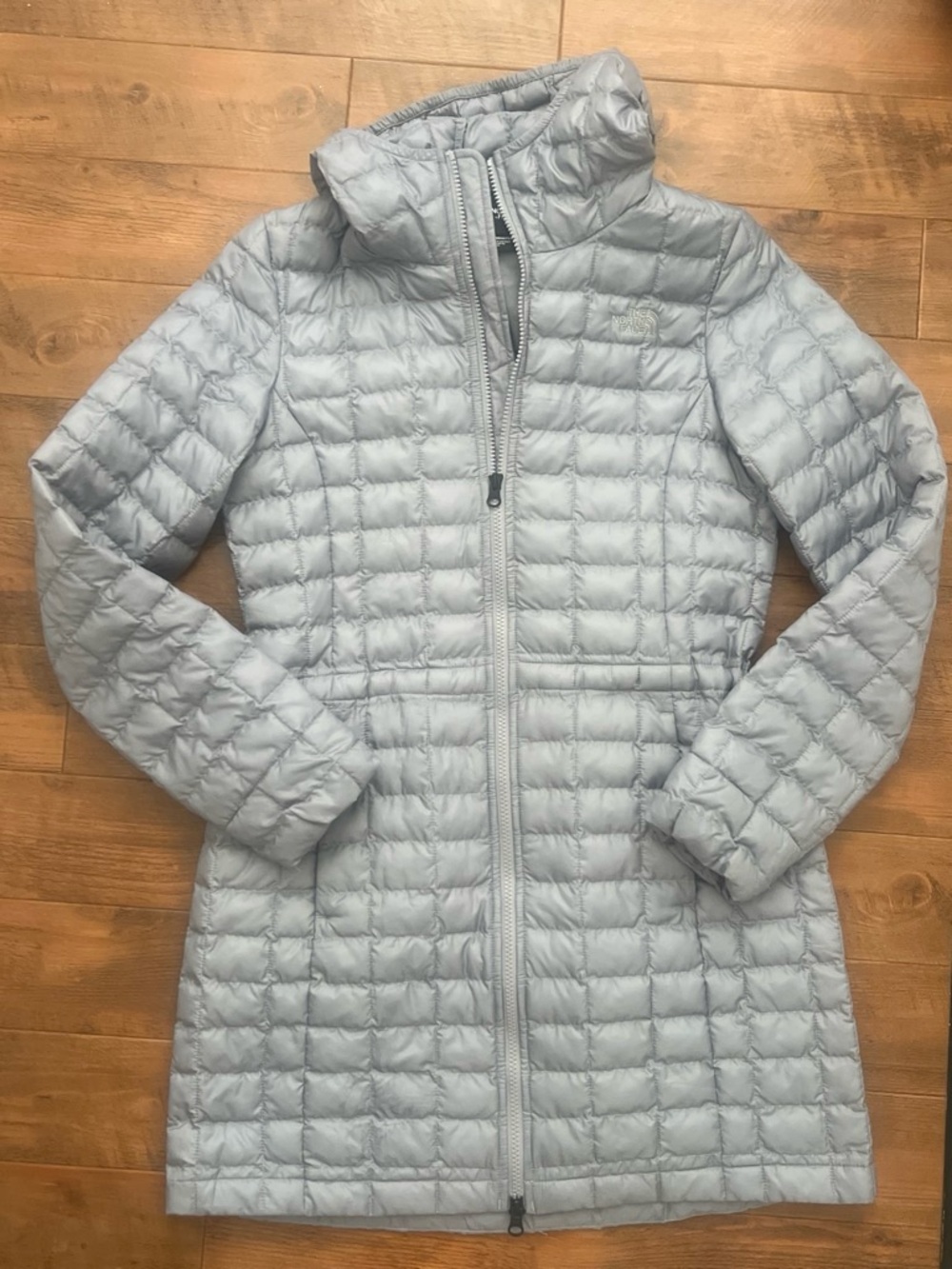 The North Face Women's Light Blue Quilted Packable Coat
